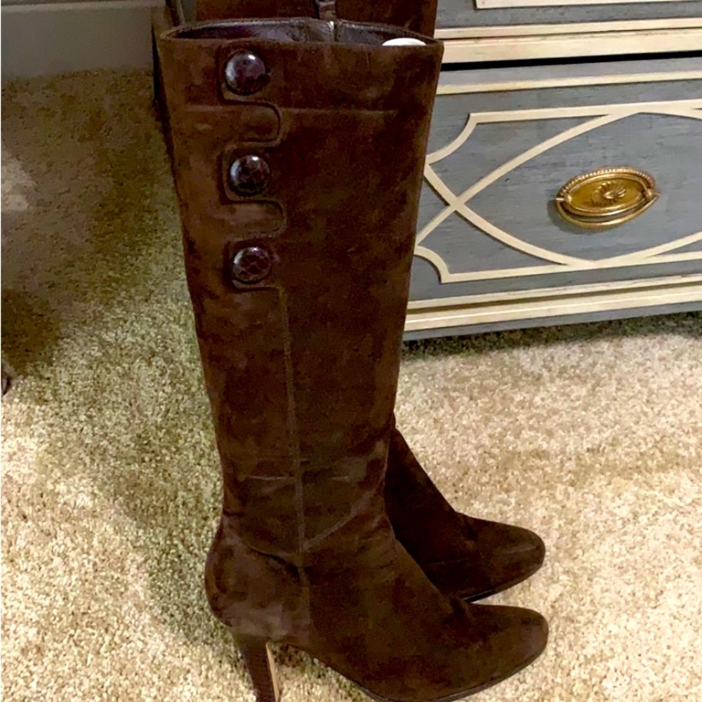 Colehaan Brown Suede tall Boots Size 6